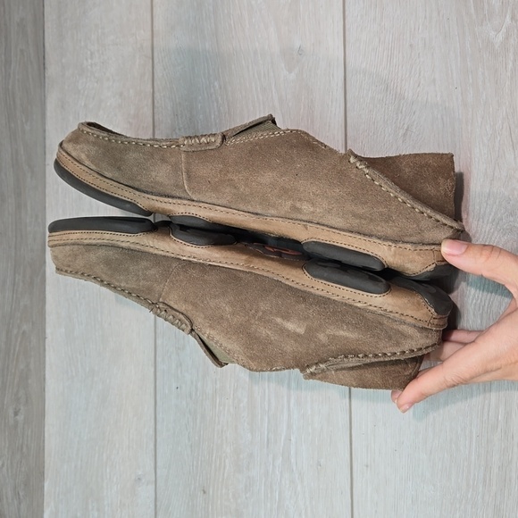 Olukai Women Moloa Kohana Leather Loafer Slip on shoes sz 10.5 - Picture 10 of 12